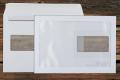[19502] Briefhüllen mit Panorama- und Adressfenster C5 162x229 mm Haftklebend Weiß 100 g/qm